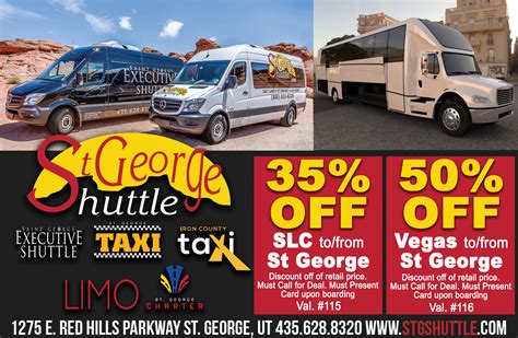 las vegas shuttle to st george